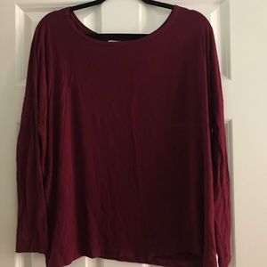 Maroon Tobi Comfy Long Sleeve